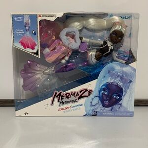 Mermaze Mermaidz™ Winter Waves Crystabella™ Mermaid Fashion Doll-New